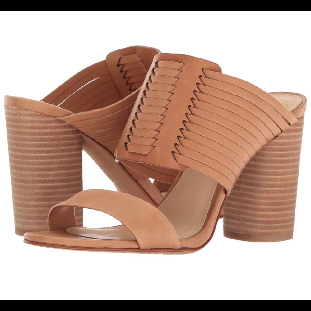 Vince Camuto Astar Sandals, Tan-8- Great Condition